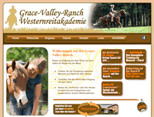 Tablet Screenshot of grace-valley-ranch.de